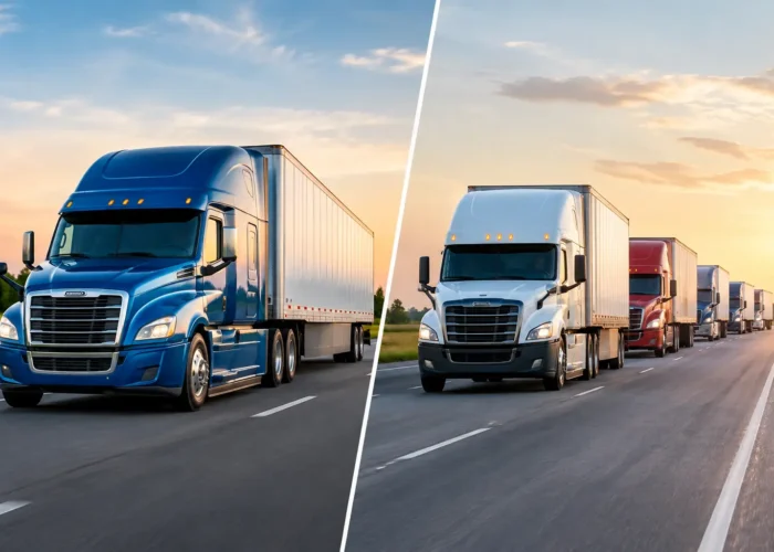 Dedicated Transport vs Shared Loads Compared Dedicated Transport vs Shared Loads Compared